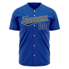 Custom Royal Valentine's Day Baseball Jersey Fans Special Edition Authentic Shirts