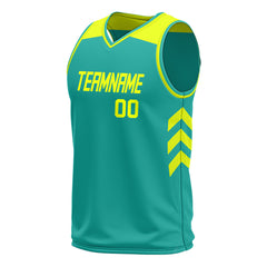 Custom Aqua Mesh Basketball Athletic Performance Jersey