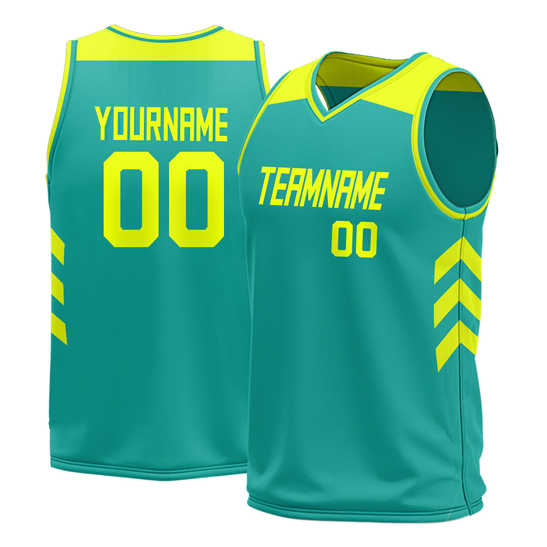 Custom Aqua Mesh Basketball Athletic Performance Jersey