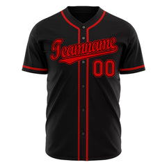 Custom Black Full Button Up Mesh Fans Special Edition Authentic Baseball Jersey