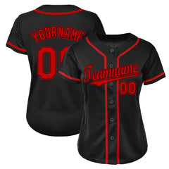 Custom Black Full Button Up Mesh Fans Special Edition Authentic Baseball Jersey