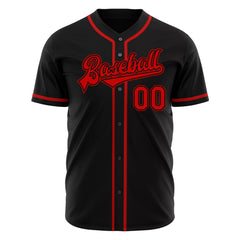 Custom Black Full Button Down Mesh Fans Special Edition Authentic Baseball Jersey