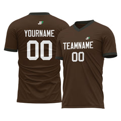 Custom Brown Soccer Uniform For Adult Youth Fans Jersey