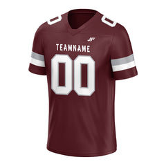 Custom Burgundy Football Jersey Athletic Shirt For Adult Youth