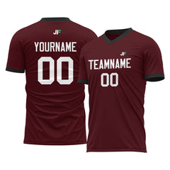 Custom Burgundy Soccer Uniform For Adult Youth Fans Jersey