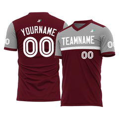 Custom Burgundy Soccer Uniform Training Outfit Sportswear