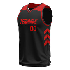 Custom Black Mesh Basketball Athletic Performance Jersey