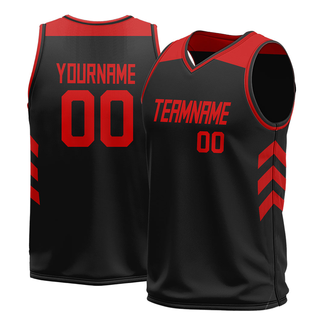 Custom Black Mesh Basketball Athletic Performance Jersey