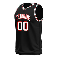 Custom Black Basketball Jersey Mesh Sports Athletic Performance Shirts