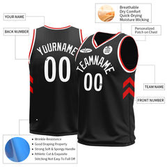 Custom Black Basketball Jersey Athletic Sports Shirts For Aldult Youths