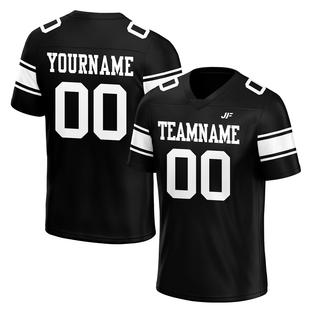 Custom Black Football Jersey Athletic Special Fans Edition Shirt