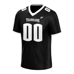 Custom Black Football Jersey Athletic Special Fans Edition Shirt For Adult Youth