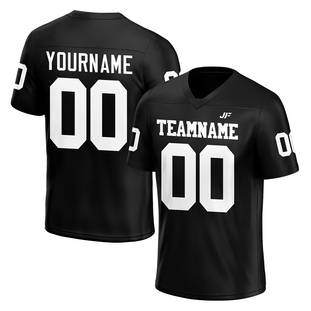 Custom Black Football Jersey Athletic Special Fans Edition Shirt