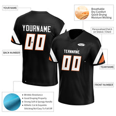 Custom Black American Football Jersey Special Fans Edition Athletic Sportwear Shirts