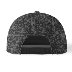 Custom Black Baseball Cap Print Logo Text Adjustable Hat For Men Women