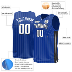 Custom Blue Basketball Jersey Sports Training Shirts