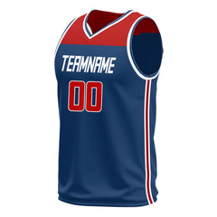 Custom Blue Basketball Jersey Athletic Sports Shirts Design Your Own