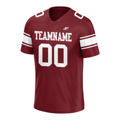 Custom Burgundy Football Jersey Athletic Special Fans Edition Shirt