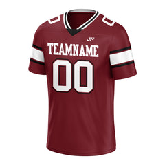 Custom Burgundy Football Jersey Athletic Special Fans Edition Shirt