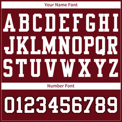 Custom Burgundy Football Jersey Athletic Special Fans Edition Shirt