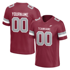 Custom Crimson Football Jersey Athletic Shirt For Adult Youth