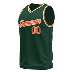 Custom Green Basketball Jersey Mesh Sports Performance Team Uniform