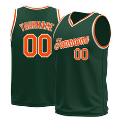 Custom Green Basketball Jersey Mesh Sports Performance Team Uniform