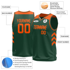 Custom Green Mesh Basketball Athletic Performance Jersey