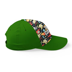 Custom Green Baseball Cap Casual Adjustable Hat Ideal for Business Events and Gifts