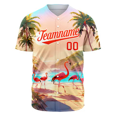 Custom Hawaii Baseball Jersey Full Button Down Fans Special Edition Authentic Shirts