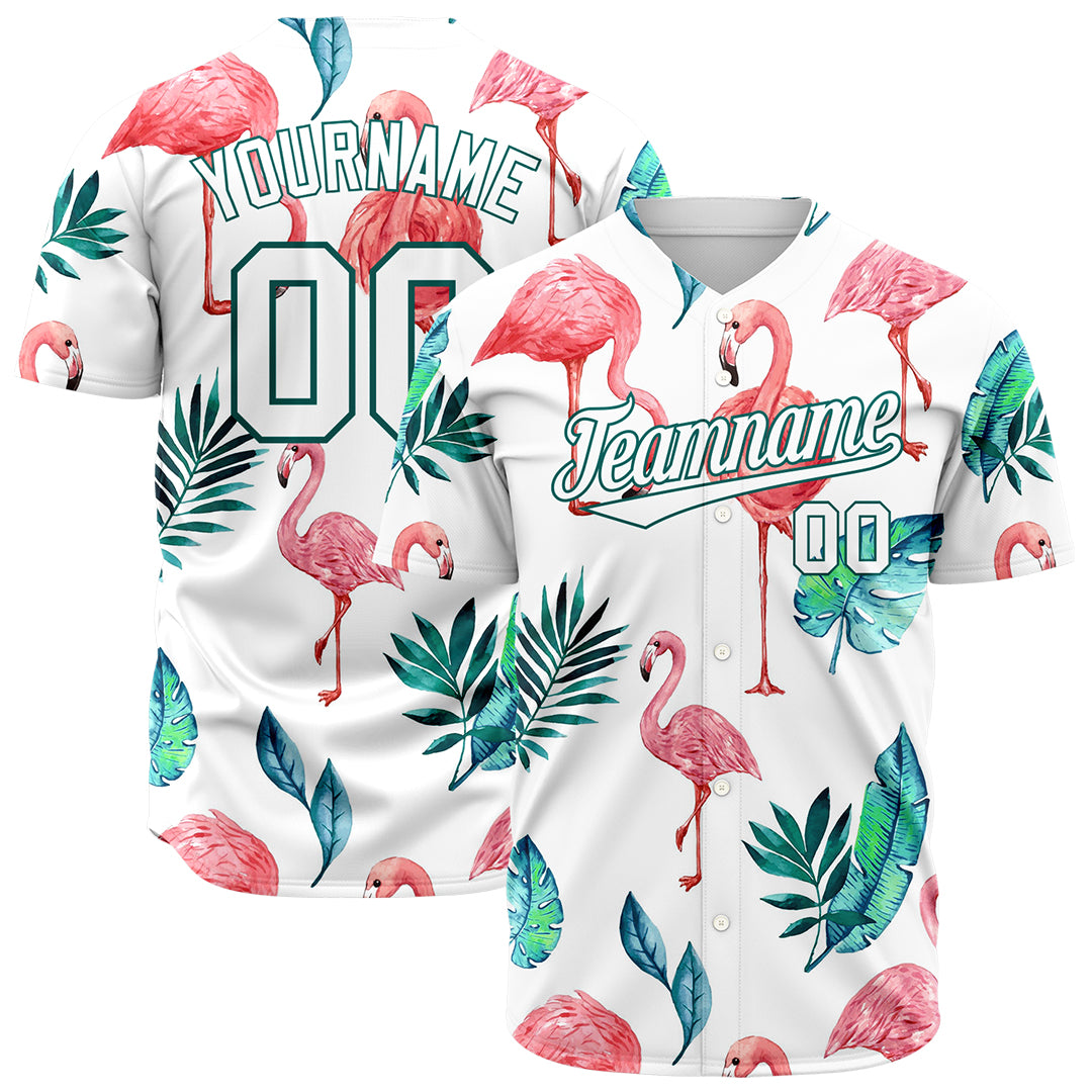 Custom Hawaii Baseball Jersey Full Button Down Fans Special Edition Authentic Shirts