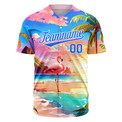 Custom Hawaii Baseball Jersey Full Button Down Fans Special Edition Authentic Shirts