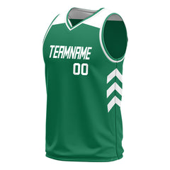 Custom Kelly Green Mesh Basketball Athletic Performance Jersey