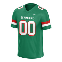 Custom Kelly Green Football Jersey Athletic Shirt For Adult Youth