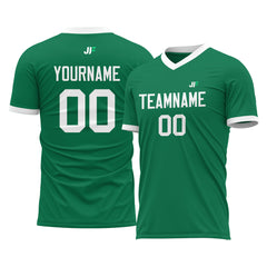 Custom Kelly Green Soccer Uniform For Adult Youth Fans Jersey