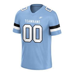 Custom Light Blue Football Jersey Athletic Shirt For Adult Youth