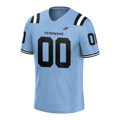 Custom Light Blue Football Jersey Athletic Shirt For Adult Youth Unisex