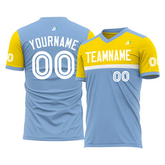 Custom Light Blue Soccer Uniform Training Outfit Sportswear