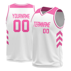 Custom Medium White Mesh Basketball Athletic Performance Jersey