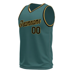 Custom Midnight Green Basketball Jersey Mesh Sports Performance Team Uniform