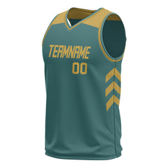 Custom Midnight Green Mesh Basketball Athletic Performance Jersey