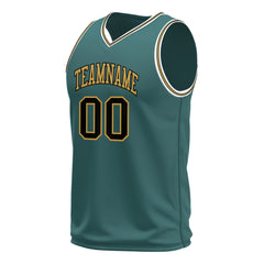 Custom Midnight Green Basketball Jersey Mesh Sports Athletic Performance Shirts