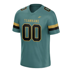 Custom Midnight Green Football Jersey Athletic Shirt For Adult Youth