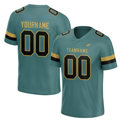 Custom Midnight Green Football Jersey Athletic Shirt For Adult Youth