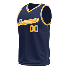 Custom Navy Basketball Jersey Mesh Sports Performance Team Uniform