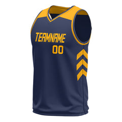 Custom Nawy Mesh Basketball Athletic Performance Jersey