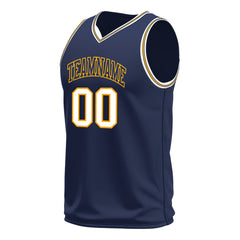 Custom Nawy Basketball Jersey Mesh Sports Athletic Performance Shirts