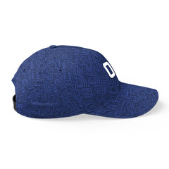 Custom Navy Baseball Cap Print Logo Text Adjustable Hat For Men Women