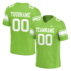 Custom Neon Green Football Jersey Athletic Special Fans Edition Shirt