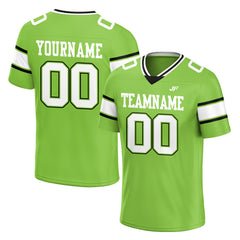 Custom Neon Green Football Jersey Athletic Special Fans Edition Shirt